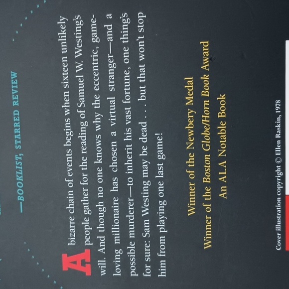 "the westing game" book - Picture 3 of 4